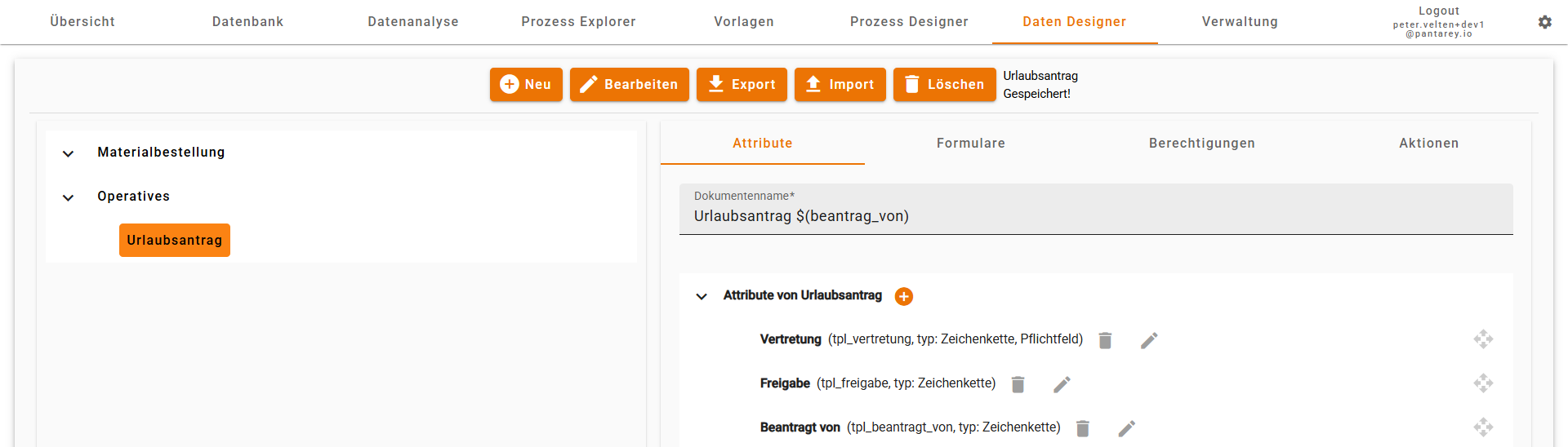 Daten Designer
